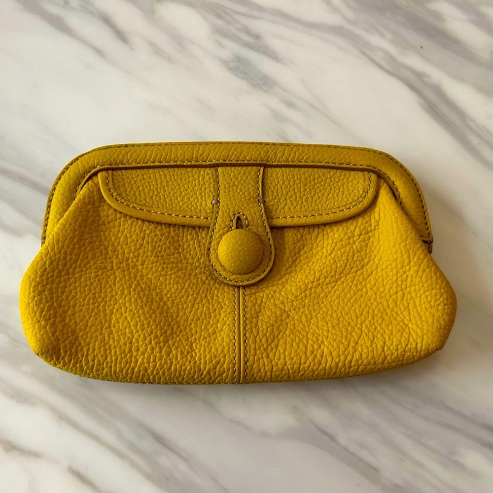 J.Crew Leather clutch